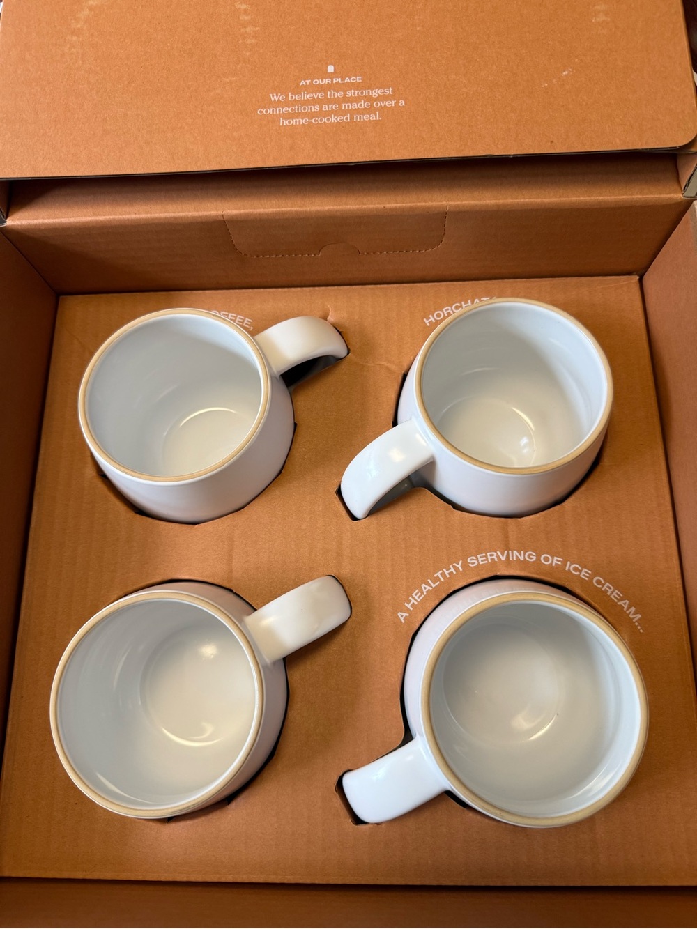 Our Place Night & Day Ceramic Mugs - Set of 4